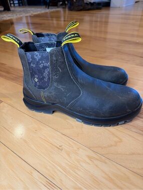 NWOT Terra Murphy Leather Chelsea Work Boots Soft Toe EH M 6.5 /W 8